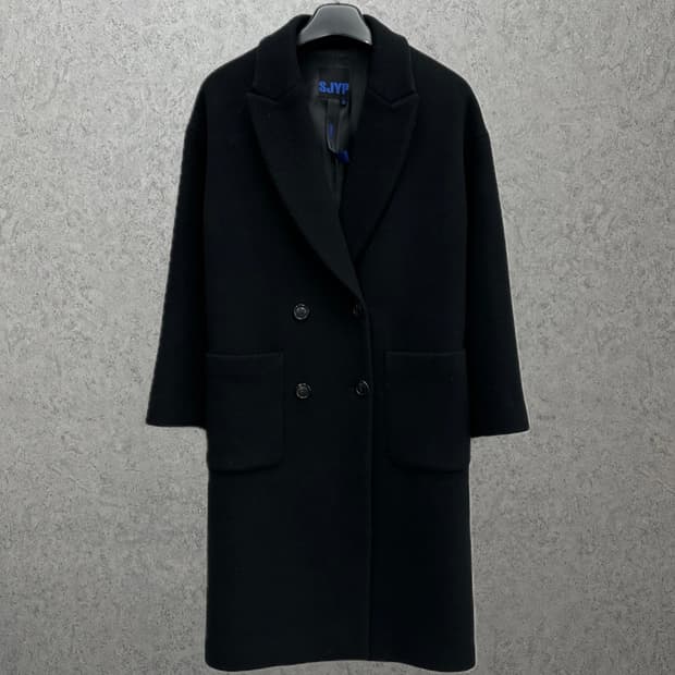 85 한섬  SJYP 여자 더블 울 롱코트