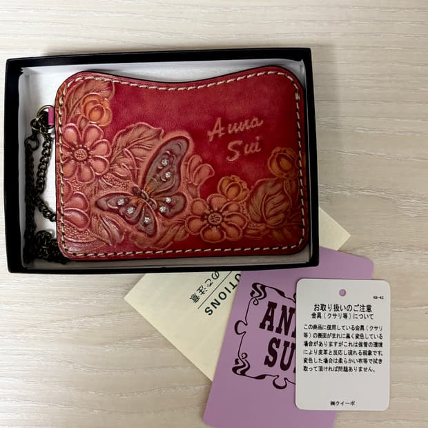 안나수이 카드지갑 새상품 판매