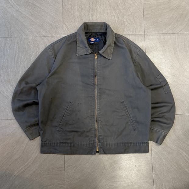 디키즈 정품 아이젠하워 블랙 누빔 워크 자켓