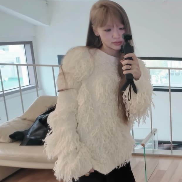 [M]H&M 에이치앤엠 프린지 스웨터/니트