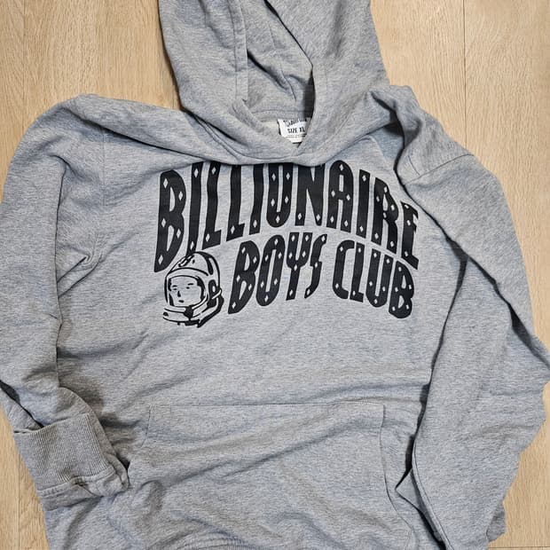 bbc 빌리어네어 보이즈 클럽 그레이 후드티 XL