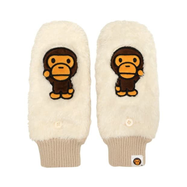 베이프 베이비 마일로 장갑 아이보리