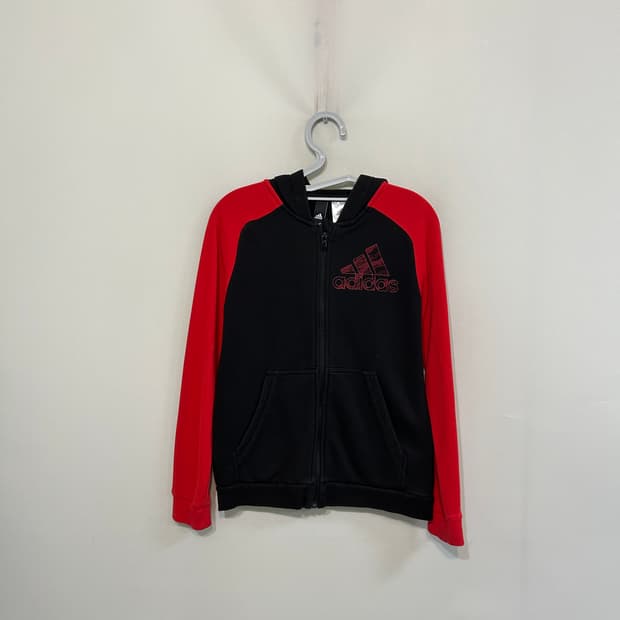 아디다스 키즈 후드 집업 150