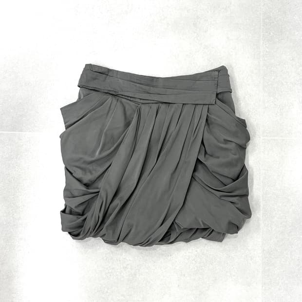 타임 드레이핑 스커트 팬츠