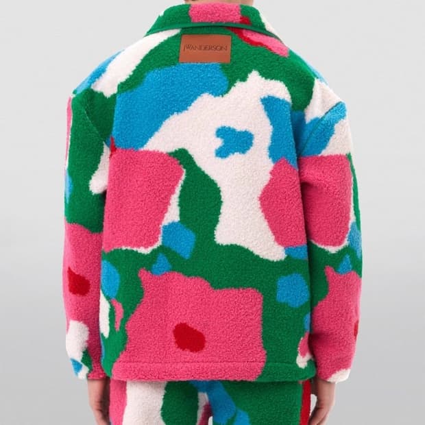 @새상품@ JW앤더슨 오버사이즈 플리스 자켓 멀티컬러