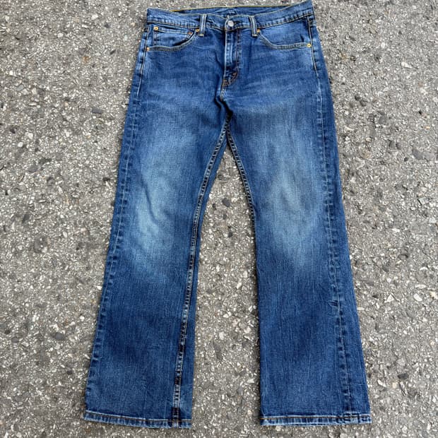 리바이스 527 부츠컷데님팬츠