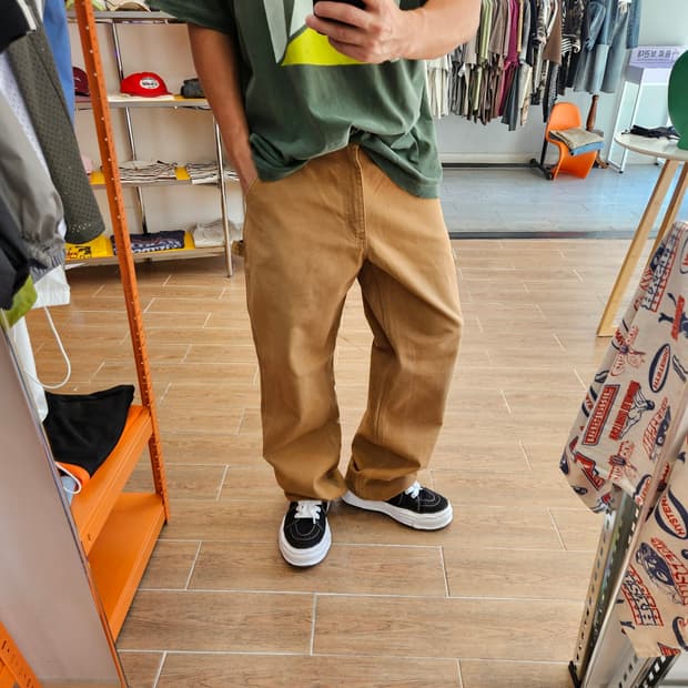 carhartt 칼하트 카펜터 덕 팬츠 dungaree fit 32인치