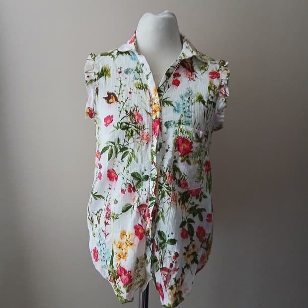 26-3 자라 부드러운 면 블라우스셔츠55