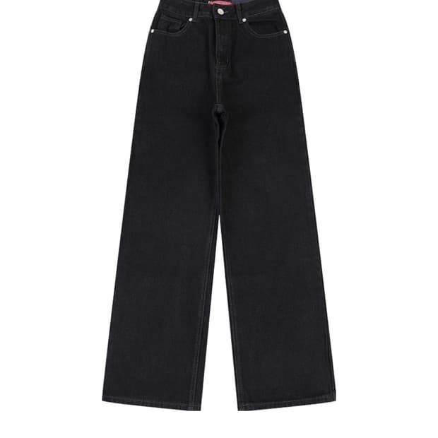 오디너리홀리데이 원더플레이스 여성용 생지 데님 와이드 팬츠 W7C24RH