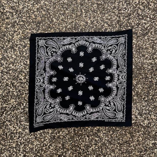빈티지 페이즐리 반다나 (49x45cm)  