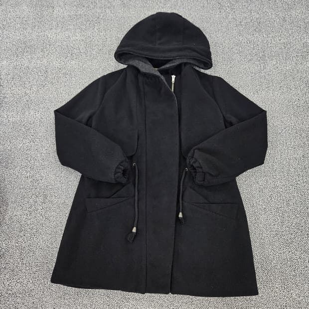 [실측확인] 자신 후드 캐주얼 하프 코트 자켓 1103 JM1