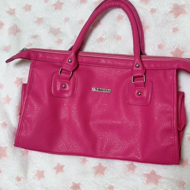 핫핑크 갸루 헬로키티 토트백 