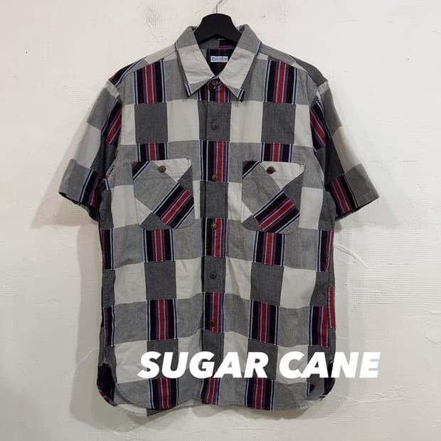 슈가케인 멀티패턴 반팔 셔츠