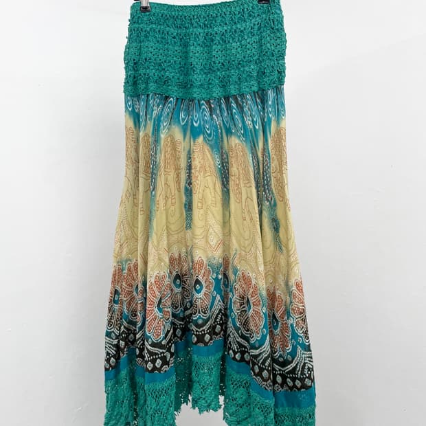 오리엔탈페어리 크로셰 디테일 스커트