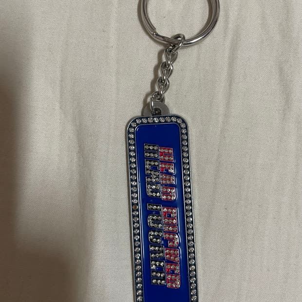 슈프림 x 히스테릭 글래머 헤드 퍼커 키체인 블루 - 24FW