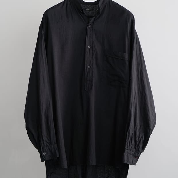 24ss comoli 무슬린 풀오버 셔츠