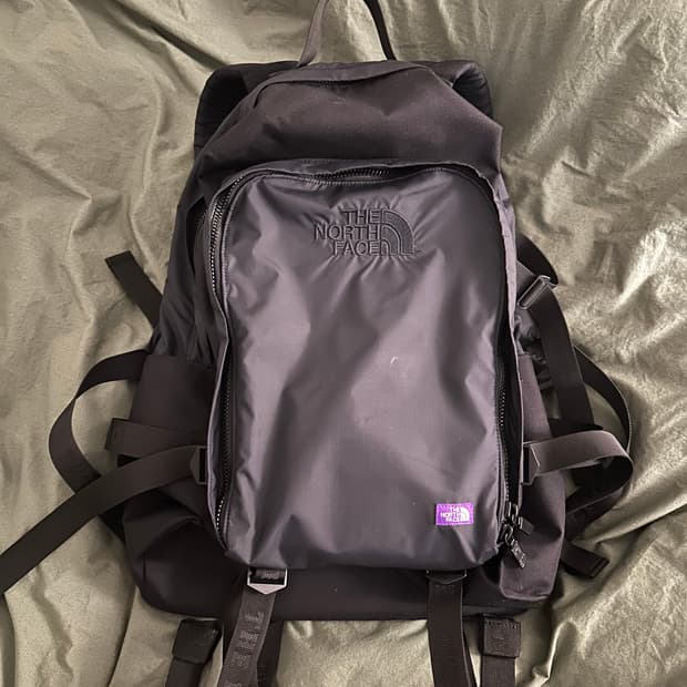 노스페이스 퍼플라벨 코듀라 나일론 데이팩 블랙