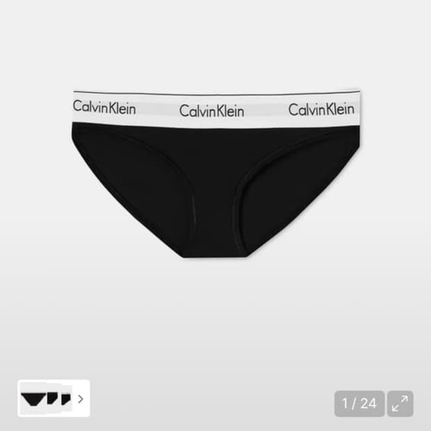 캘빈클라인 팬티 속옷 s