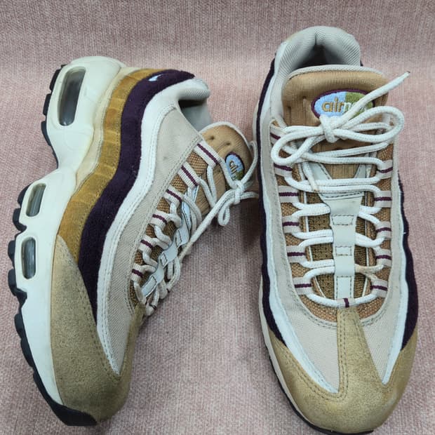 나이키 250mm- 에어맥스 95 프리미엄 바시티팩 데저트샌드