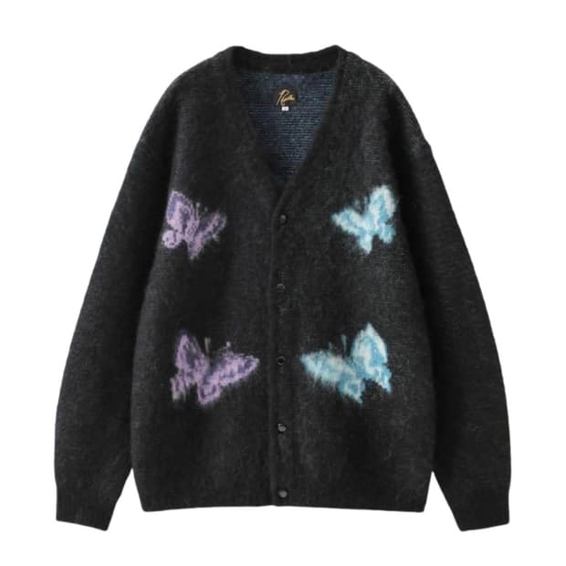 니들스X스튜디오스 모헤어 빠삐용 가디건