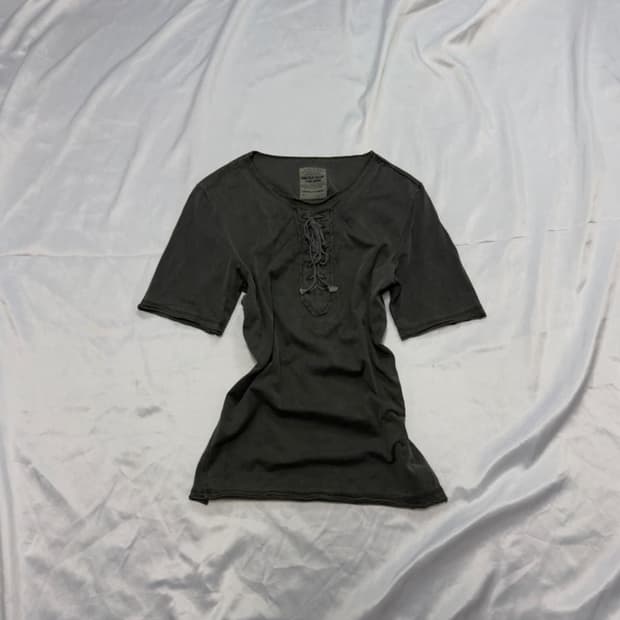 Nicole club lace up half t shirts