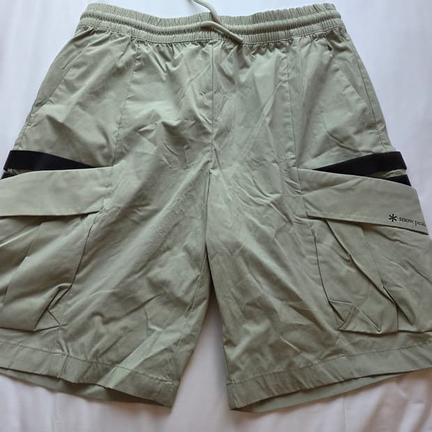 스노우피크 어패럴 입체 카고 반바지
