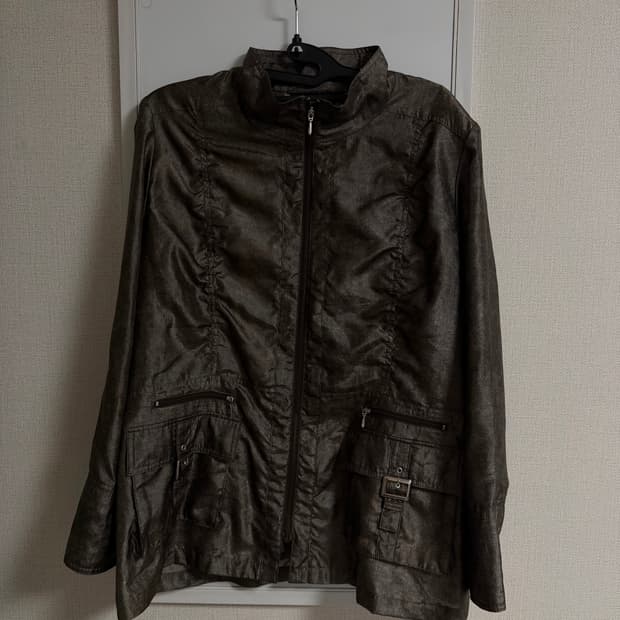 vintage shirring pocket jacket