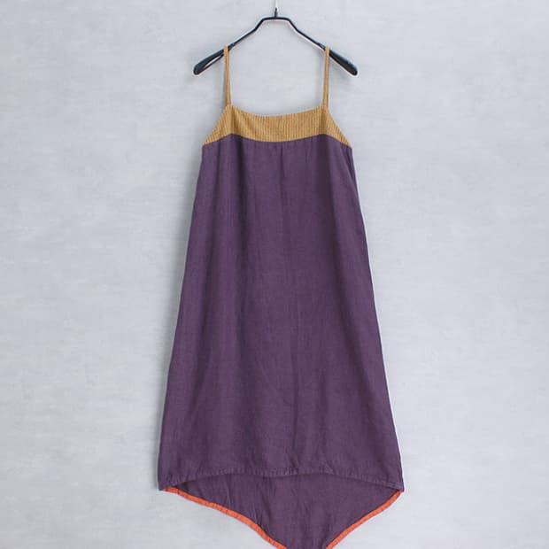 Island Shop _ 100% linen cami slip ops