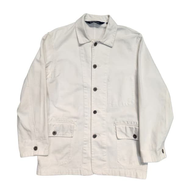 폴로 랄프로렌 화이트 캔버스 워크자켓 (M)