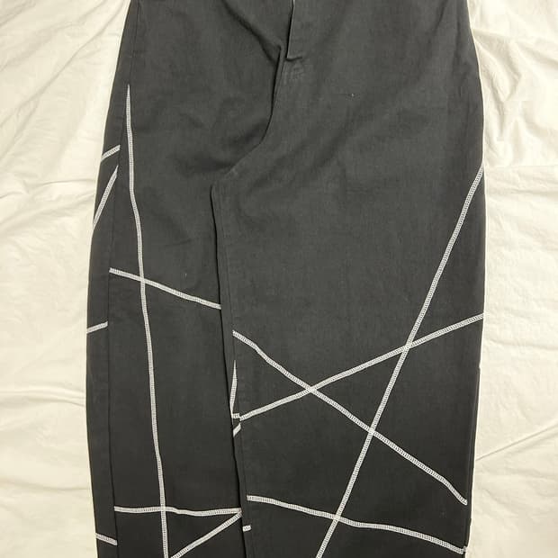 노매뉴얼 S.L WIDE PANTS - BLACK
