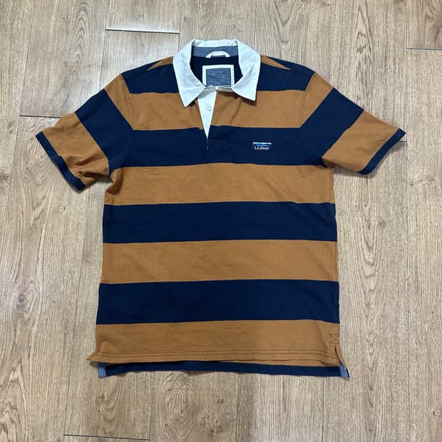 L.L.Bean 엘엘빈 스트라이프 럭비티