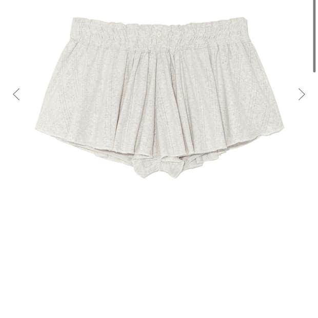 글로니 허니 아일렛 숏츠 멜란지그레이 새상품