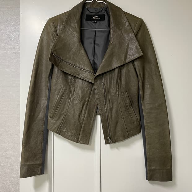VOV 보브 레더 자켓