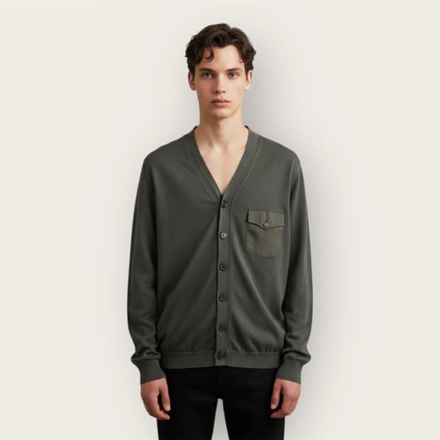 .105/ 브루넬로쿠치넬리 원포켓 울 가디건