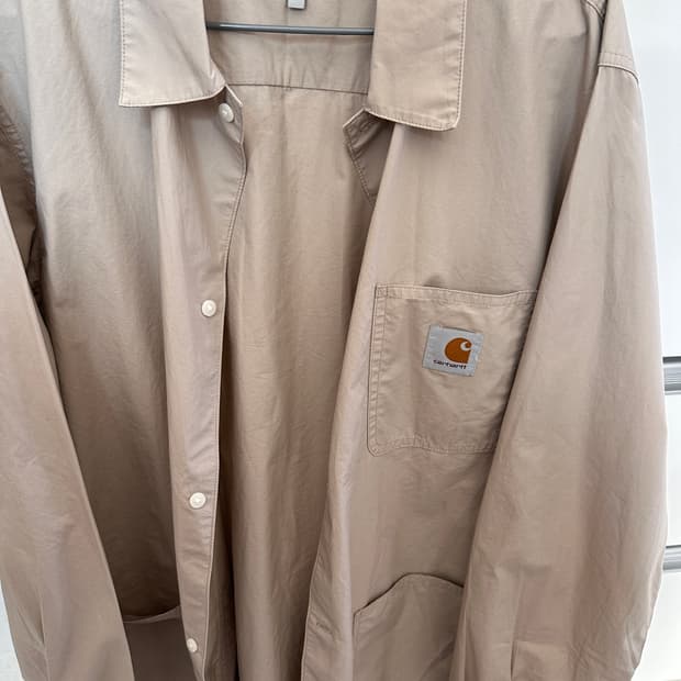 칼하트 베이지 셔츠 자켓 아우터