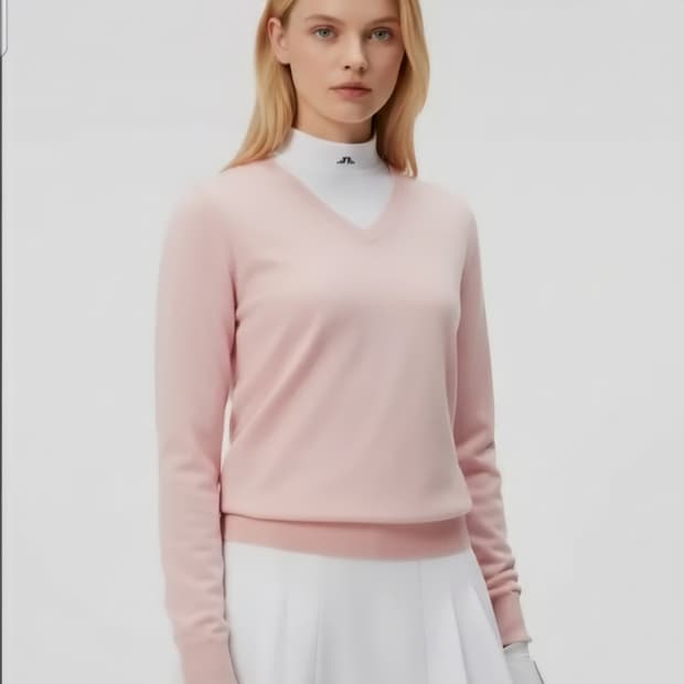 (멜란지 스카이블루 판매)제이린드버그 여성 스웨터 XS사이즈