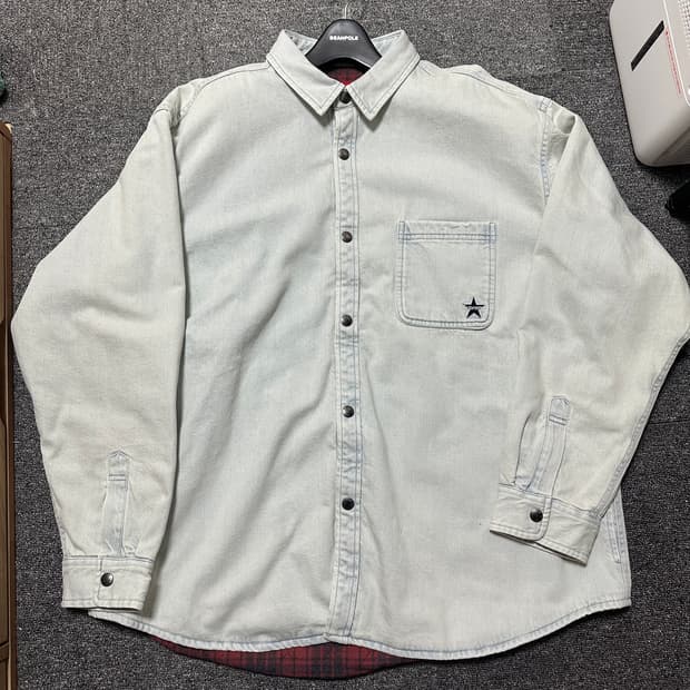 슈프림 퀄티드 데님 셔츠