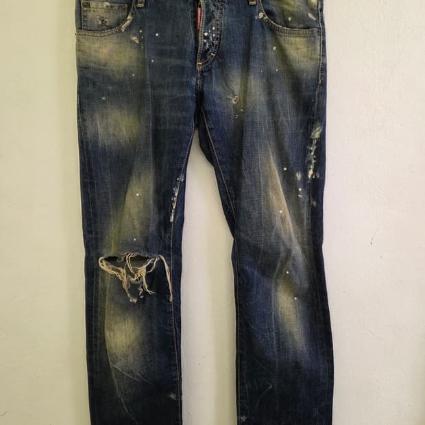 디스퀘어드 페인팅 디스진48