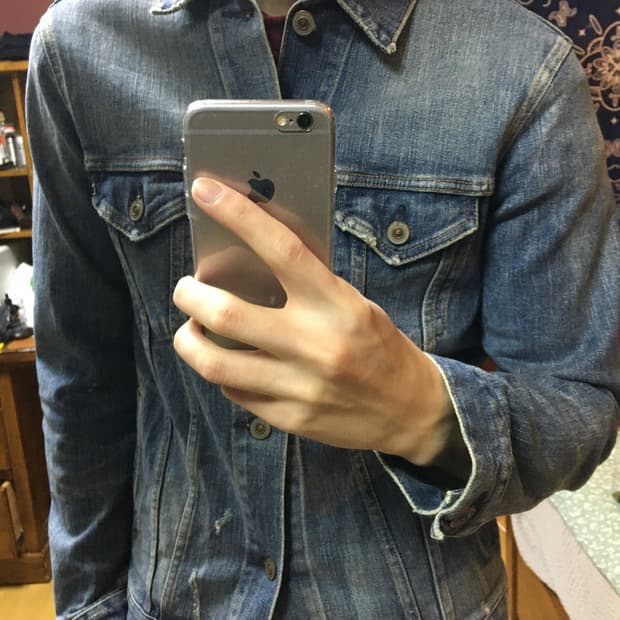 Quadro japan denim jacket