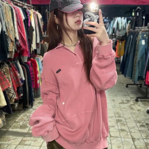 디스이즈네버댓 와플니트