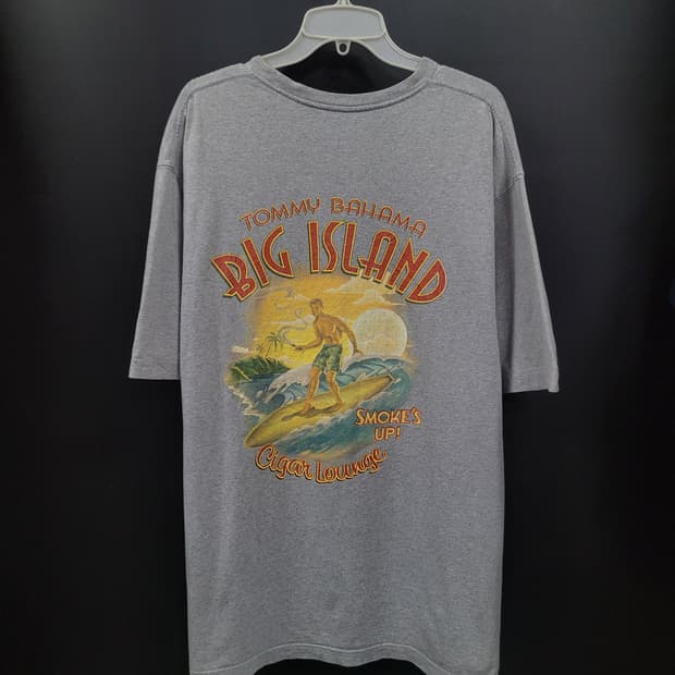 Tommy Bahama 초빈티지 프린팅 셔츠