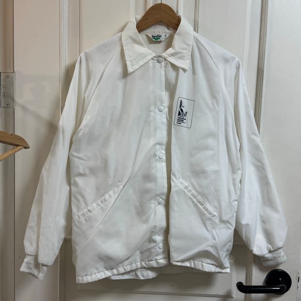 빈티지 화이트 코치 자켓
