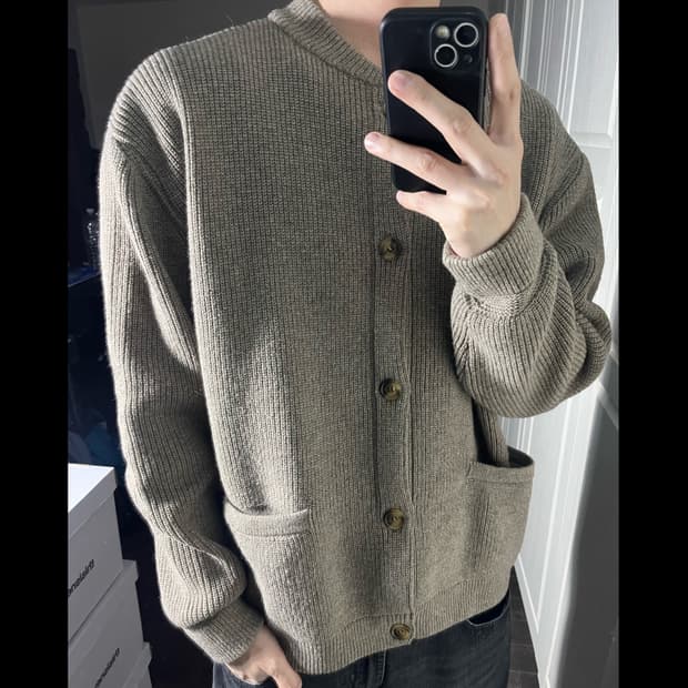 [L]ESPIONAGE 에스피오나지 헤비웨이트 가디건