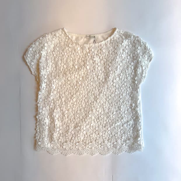 Floral Lace Overlay Top