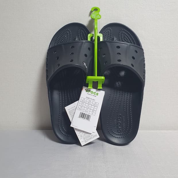 새상품 크록스 바야2 슬라이드 블랙 265 🖤🩴