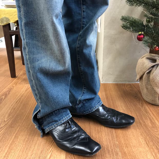 Prada 스퀘어토 더비슈즈 UK8.5