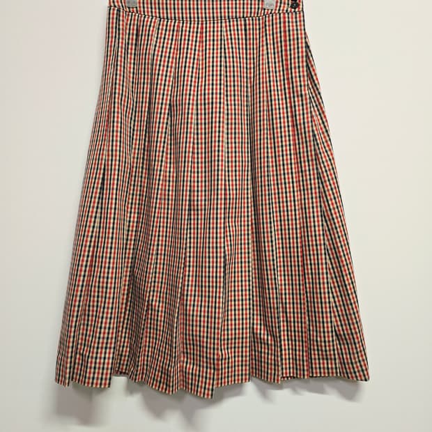 스튜디오톰보이 체크 플리츠 롱 스커트27