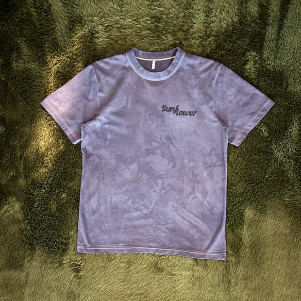 [L] Sunflower 선플라워 핸드 다잉 로고 티셔츠