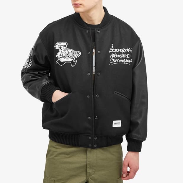 새상품) 네이버후드 x Lordz of brooklyn 스타디움 자켓 