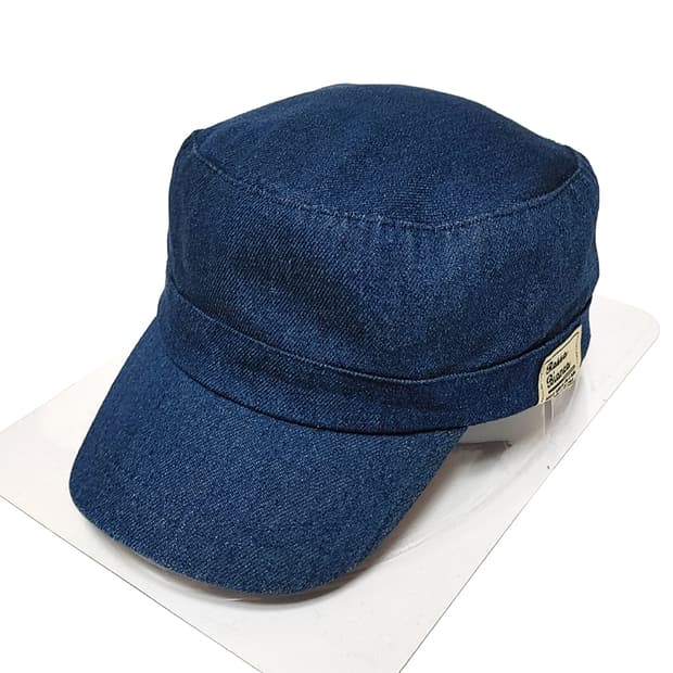 로사 비앙카 중청 데님 군모 모자 H-939